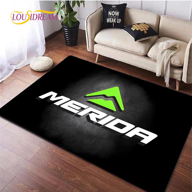Bicycle logo Carpet for Living Room Bedroom Rugs Kitchen Kids Door Unslip Floor Mat Birthday gift photography props Alfombra Rug