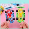Racing Toddler Car Toy With Plastic Material For Parent Child Interaction Play