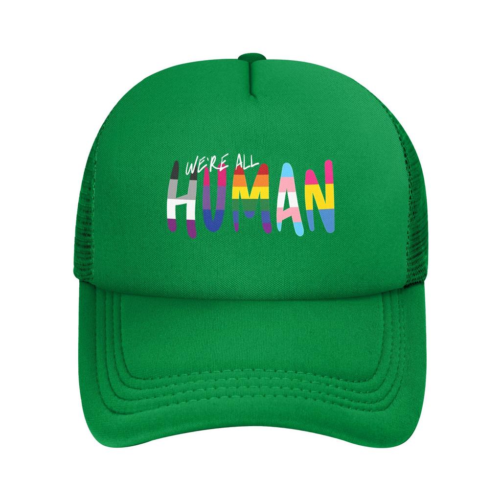 LGBT Pride Progress Pride Love Trucker Cap Adult Retro Mesh Baseball Cap Polyester Breathable Dad Hat