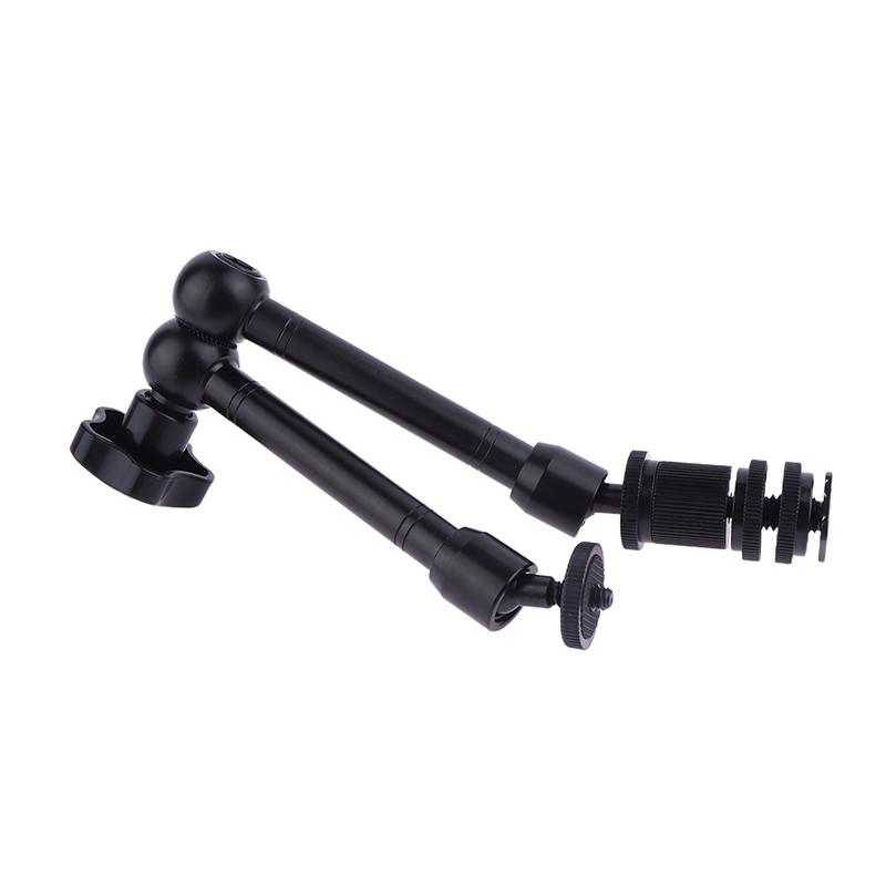 11 Inch Adjustable Friction Articulating Magic Arm + Clamp For Camera Lcd Monitor Led Flash Light Studio Camera Accessories