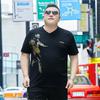Trendy Brand Men's Summer Short-sleeved T-shirt Plus Fat Plus Size Printed Hot Stamping Half-sleeved Extra Large Cool Bottoming Shirt XXXXL