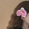 Ткань цветок орхидеи шпилька бабочка орхидея девушка заколка для волос простой цветок заколка для волос женщины