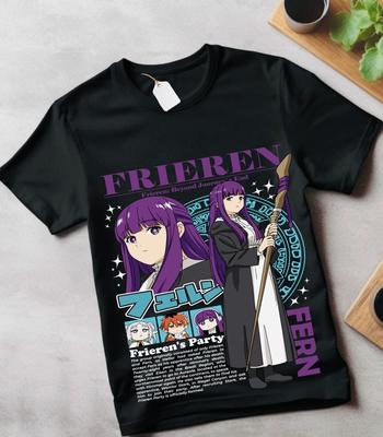 Футболка Frieren Beyond Journey's End Ферн Старк Девушка Аниме Подарки Футболка Все Размеры