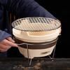 Традиционный глиняный угольный чайный и BBQ-мангал в комплекте