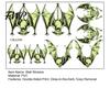Outdoor Tree Hanging Ornaments Halloween Glow-in-the-Dark Bat Wall Stickers, Luminous Decals, Indoor Holiday Decor Spooky Yard Party Decorations