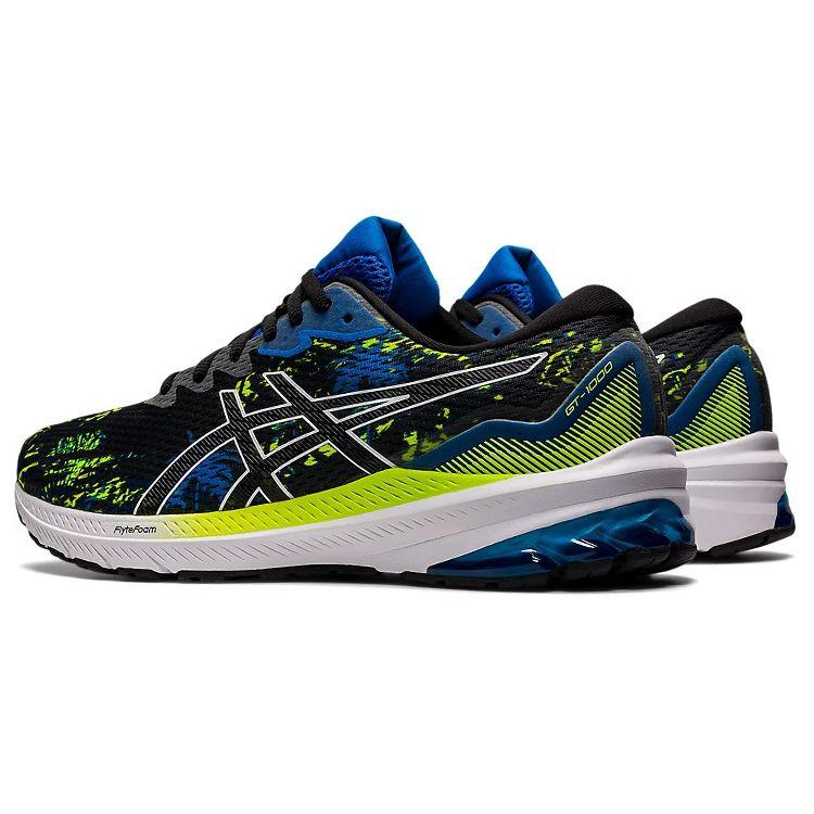 Asics GT 1000 11 Black Electric Blue Men Sneakers 1011B452-001