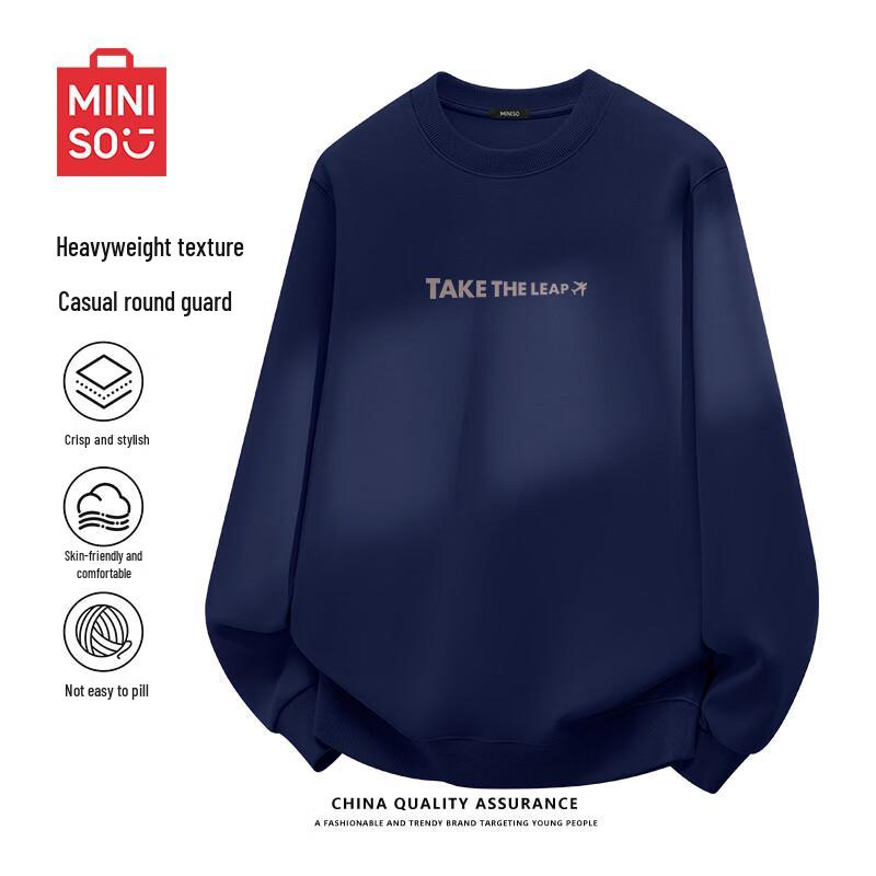 MINISO Casual Crewneck Sweatshirt for Men