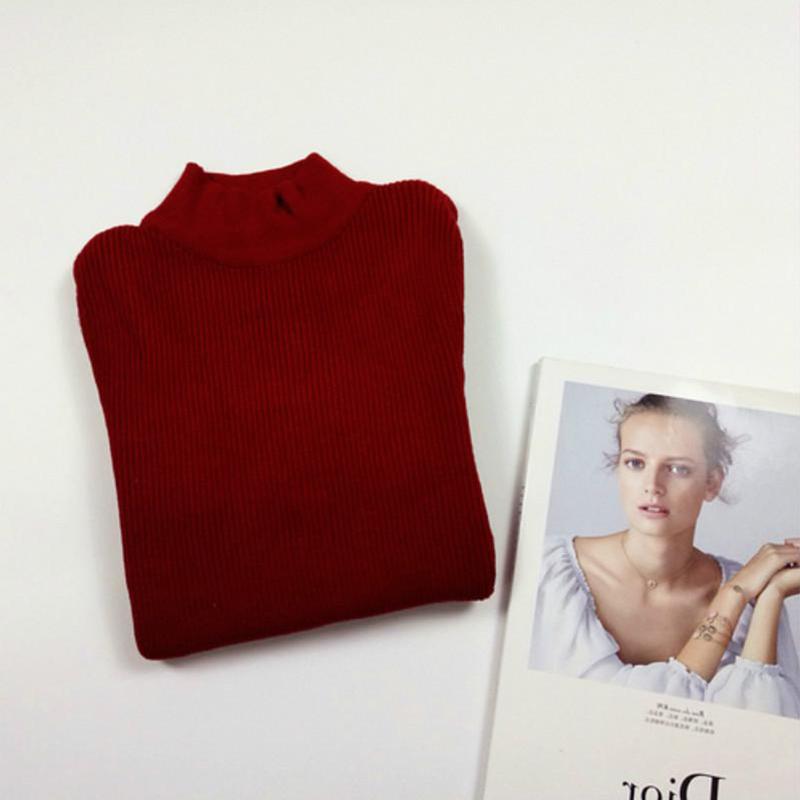 Женская трикотажная водолазка. Цвет в ассортименте