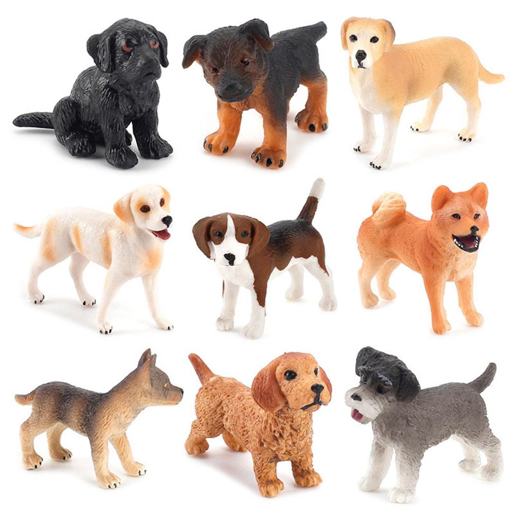 Accessories Puppy Figures Animal Model Children Educational Toys Micro Landscape Dog Figurine