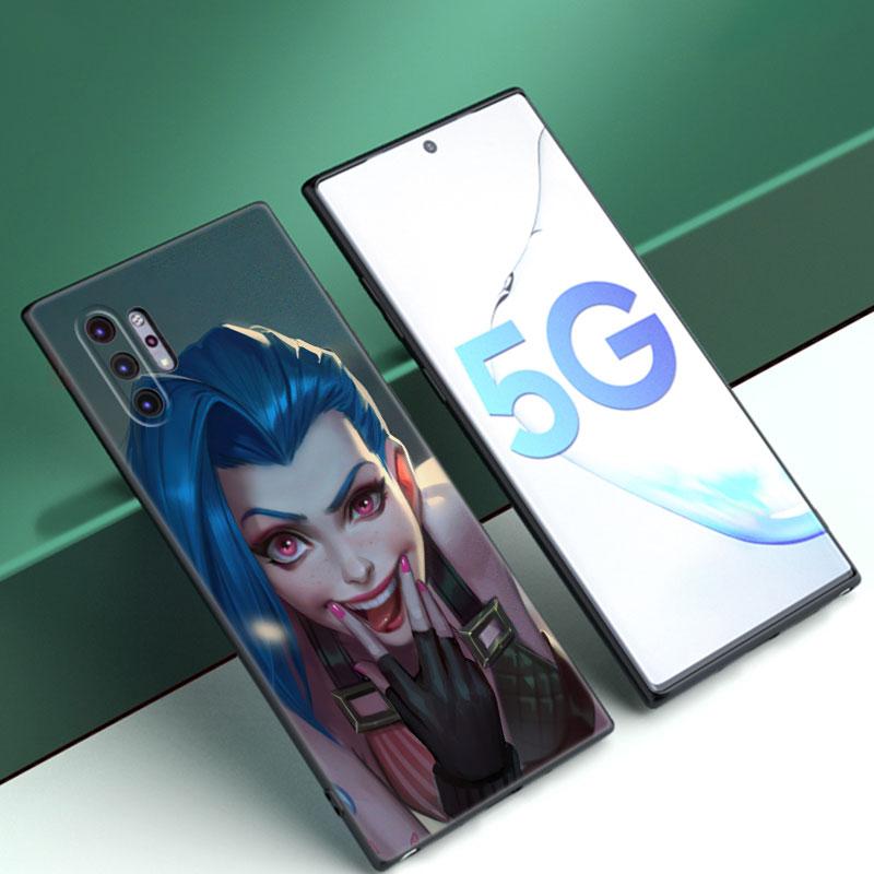 Arcane Jinx Anime Case For Samsung M30 M31 S Note 10 Lite 20 M04 M13 M32 M14 M23 M33 M34 M42 M52 M53 M54 5G M11 M12 M21 M22 M51