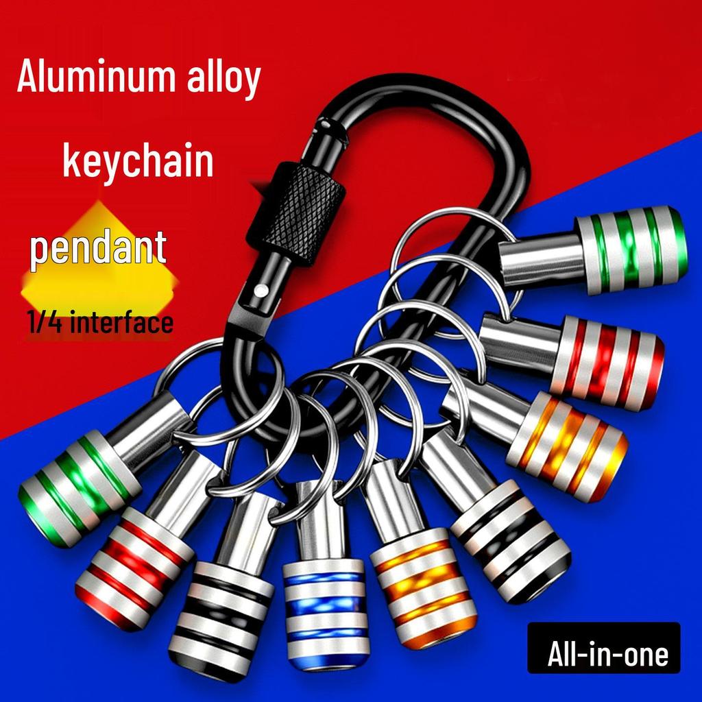 Quick Release 1/4 Hex Socket Keyring Adapter Set