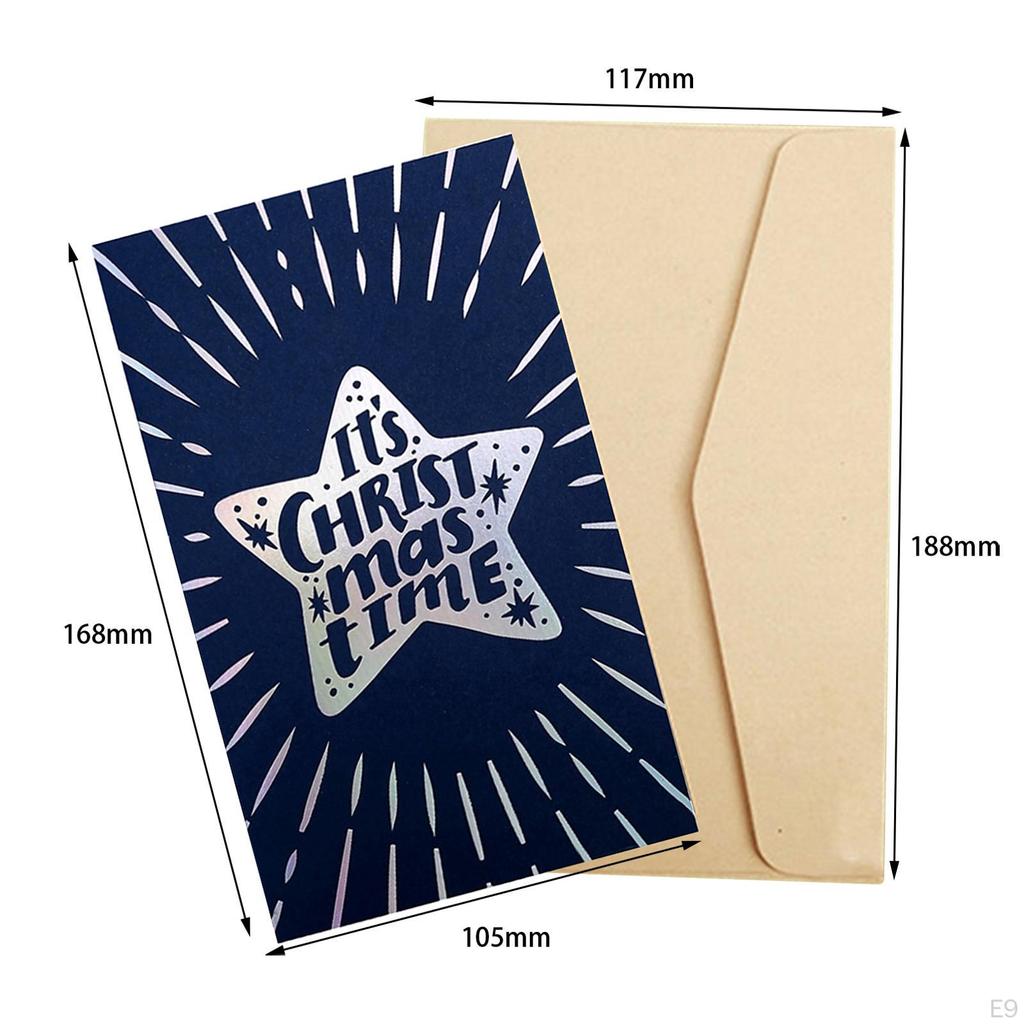 Christmas Card Festival Year Card, Handmade, Birthday Paper Anniversary, Holiday