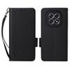 For Oppo F29 5G/A5 5G Case with Wrist Strap Litchi Texture PU Leather Wallet Phone Cover