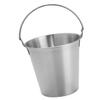   Stainless Steel Pails Small Ice Bucket with Handle for Beverage Wine French Fries Chicken   Home   Parties Use