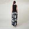 ATHPLATFORM Au51Pt07 Floral Wide Pants_Black