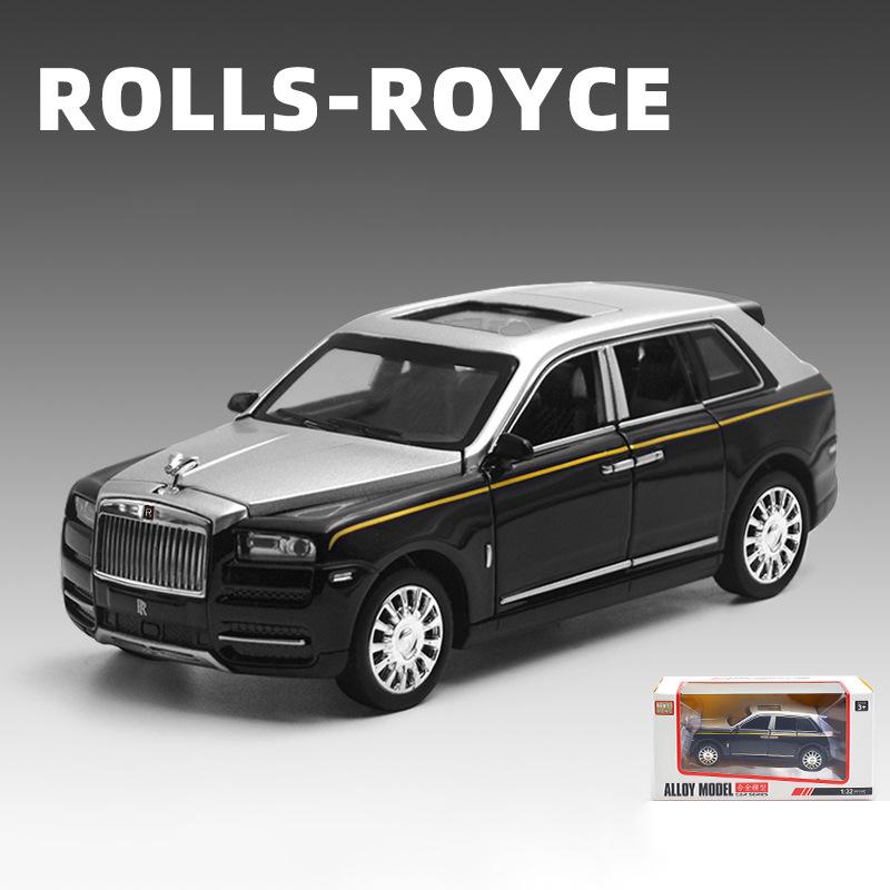 1:32 Scale Diecast Cullinan Model Cars, Zinc Alloy Pull Back Vehicles Diecast Car Model with Light & Sound for Kids Boy Girl Gift