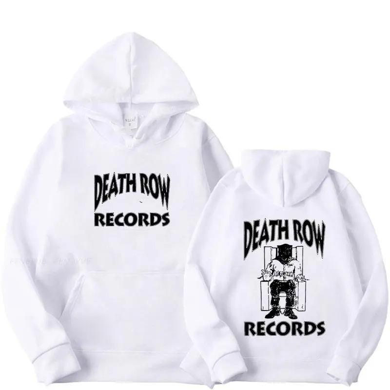 Мужские и женские худи Death Row Records, толстовка большого размера с принтом, хип-хоп топы, модный анимационный повседневный спортивный стиль Casual