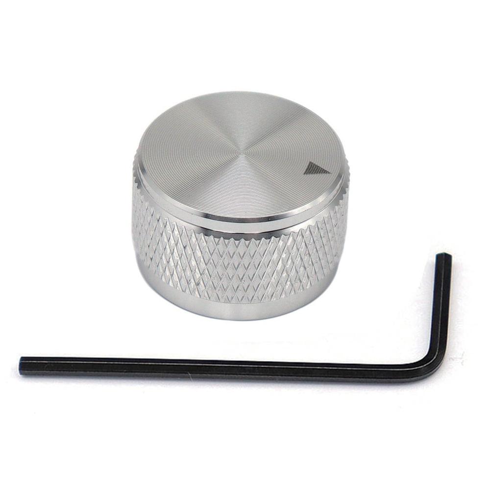 1Pc2Pc Aluminium Guitar Metal Knobs 6Mm Metal Pot Knobs With Indicator And Set Screw For Guitarbassaudio Equipments