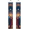 Three Kings Day Door Banner 71 x 12 Inch Vertical Hanging Decoration Epiphany Fiesta Día De Reyes Celebration Religious Holiday Porch Wall Entryway
