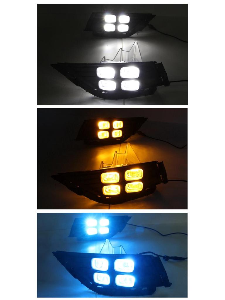 Светодиодные противотуманные фары и дневные ходовые огни для Hyundai Mistra 2017-2019