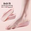 Унисекс стельки с 7-точечной поддержкой свода стопы, невидимо увеличивающие рост, влагоотводящие, для плоскостопия