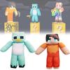 Minecraft Milo And Chip Plush Toys With Pp Cotton Filling For Kids Playroom Decor