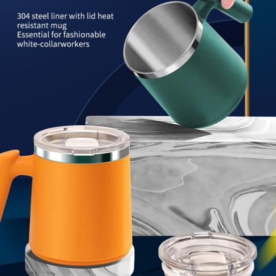 Отличная кружка для воды на 400 мл с двойными стенками, легко моется для питья