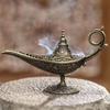 Antique Style Lamp Metal Incense Burner Scented & Unscented Candle Holder Home Decor Gift Arabic Incense Burner