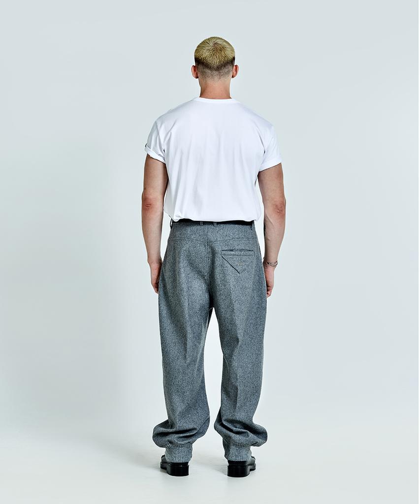 51Peosenteu Wool Pants - Grey
