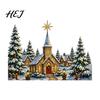 Festive Home Decorations Christmas Window Stickers, Winter Holiday Decorations, Art with Xmas Tree Party Supplies Snowman Angel Patterns for Wall Door