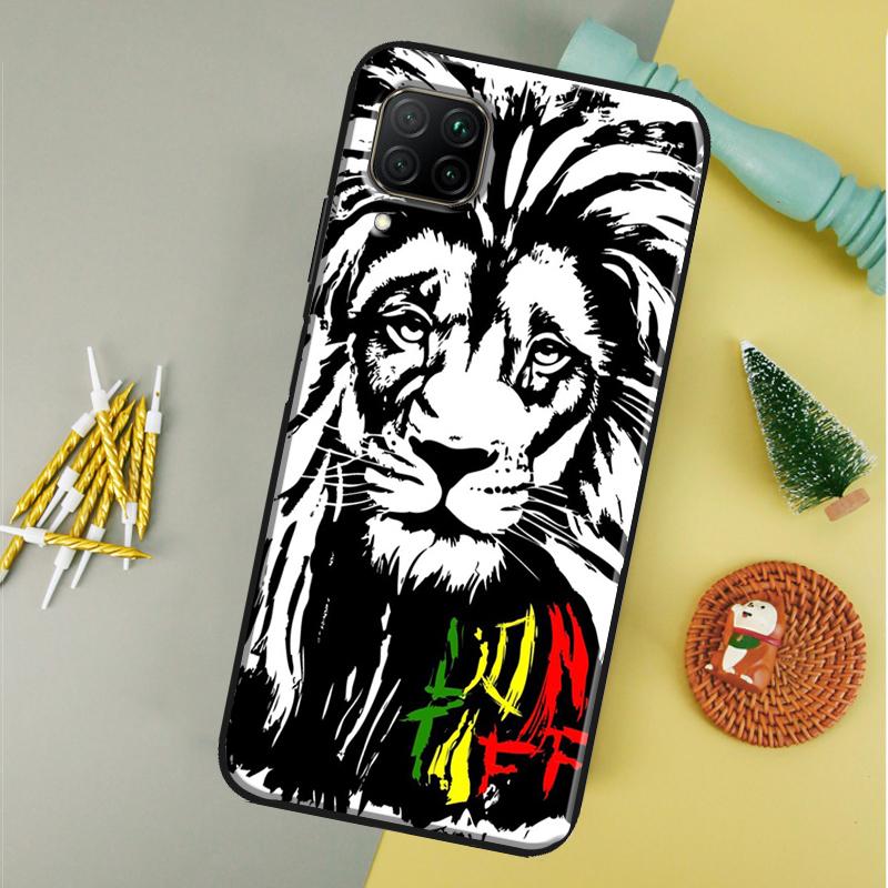 Rasta Lion For Huawei P20 P40 Lite P60 P30 Pro Nova 5T 12s 12i 11i Y90 Y70 Y60 Y61 Y91 Y72 9 10 SE Case