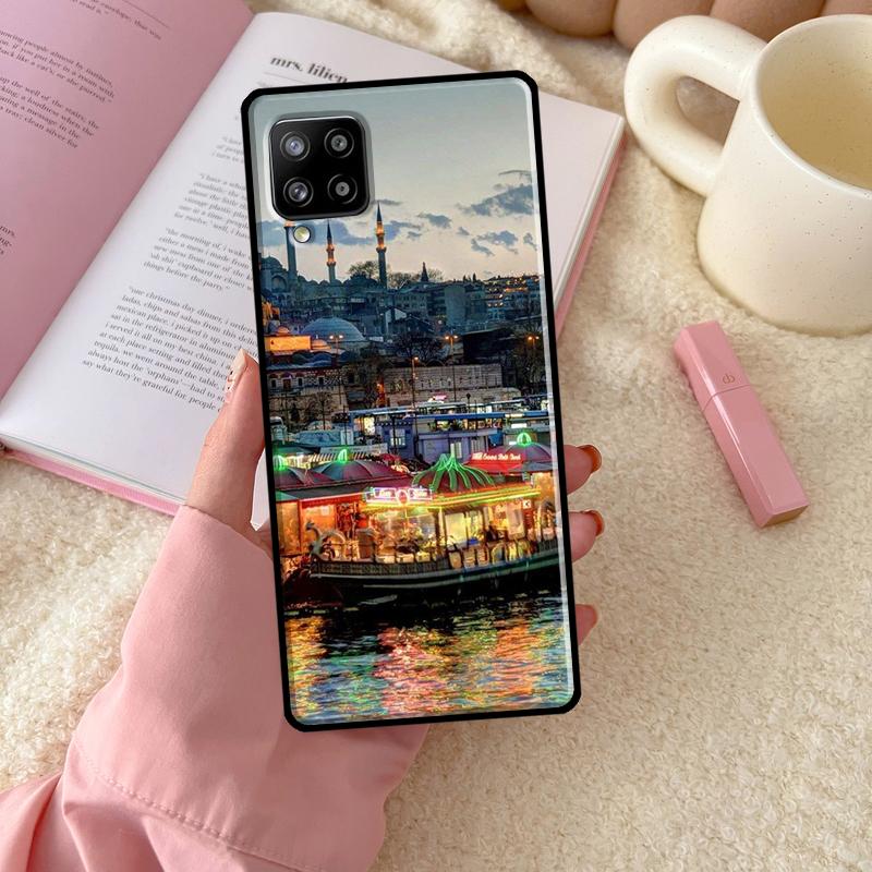 Турция Стамбул Пейзаж Здание Для Samsung Galaxy A16 A26 A36 A56 A06 A53 A33 A13 A12 A32 A52 A55 A35 A15 A54 A34 A14 Чехол