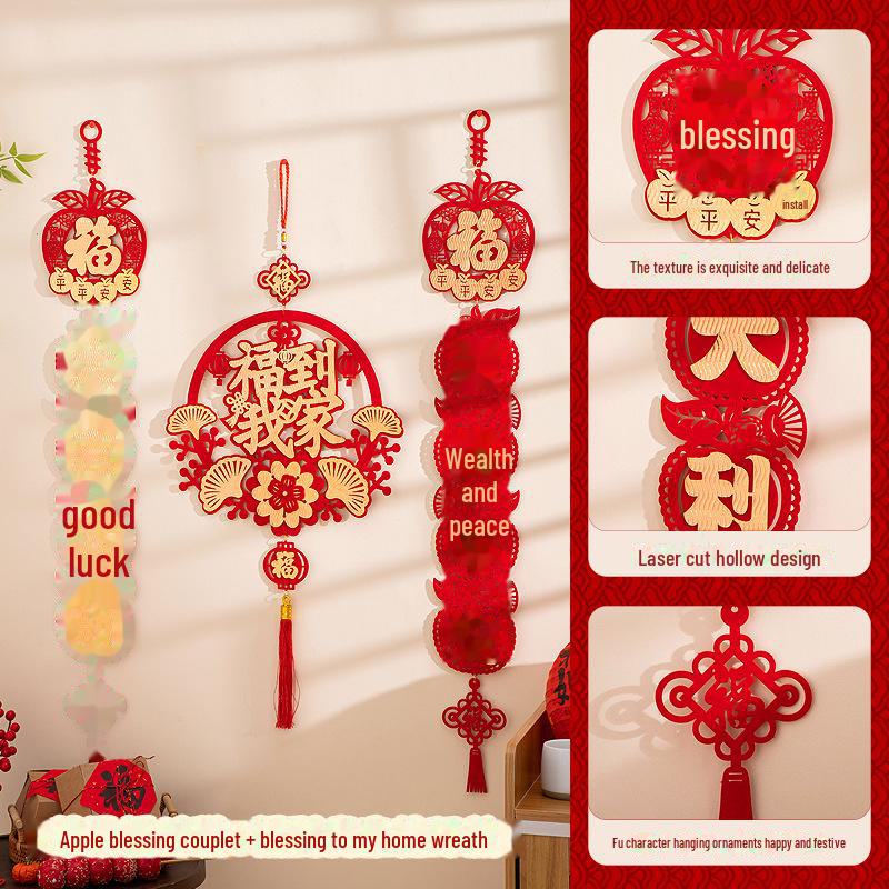 Подвески на Новый год Змеи 2025 — праздничные украшения для гостиной и талисманы удачи для праздника весны.