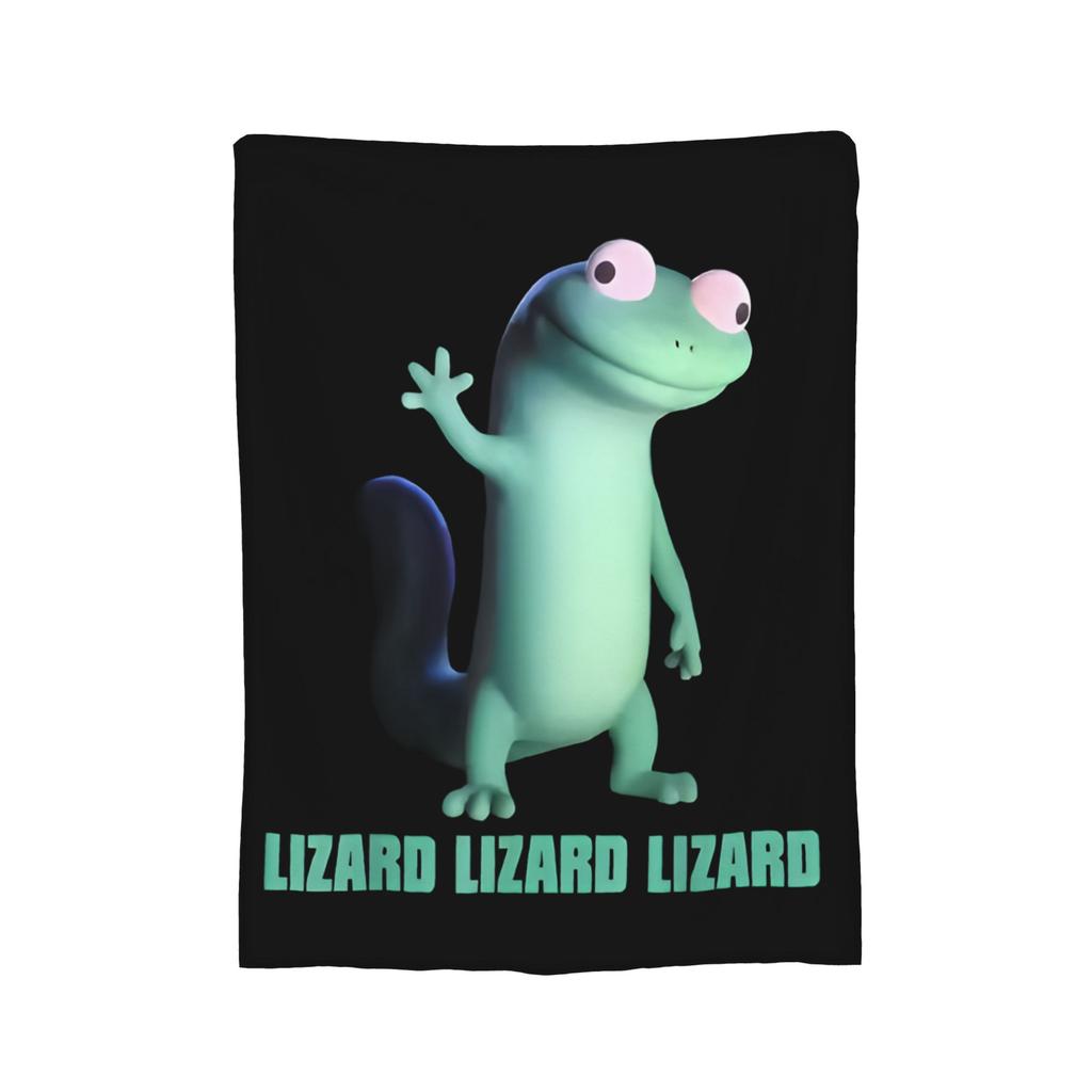 Hoppers Cute Tom Lizard  Retro  Blankets  Flannel Throw Blankets Bedroom Sofa Decoration Ultra-Soft Warm Bedsprea ,