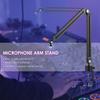Microphone Arm Stand Set All Metal Heavy Duty Mic Suspension Arm Hands-free Flexible Mic Stand