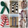 Dopamine Style Long Scarves Collocation Clothing Accessories Shawl Punk Y2K Striped Scarf  Outdoor