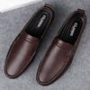 Luxury Brand Fashion Men Casual Leather Shoes Comfortable Male Office Shoes Simple Men Wedding Dress Shoes Outdoor Walking Shoes