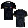France Flag 3D Print T-shirt Summer Outdoor Sports Casual Breathable Quick-drying Tops Men Women Fashion O-Neck Football Jersey