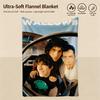Музыкальный W-Wallows-S Теплое Мягкое Фланелевое Одеяло, Многоцелевое Для Дивана Кровати Кемпинга Путешествий Дремоты