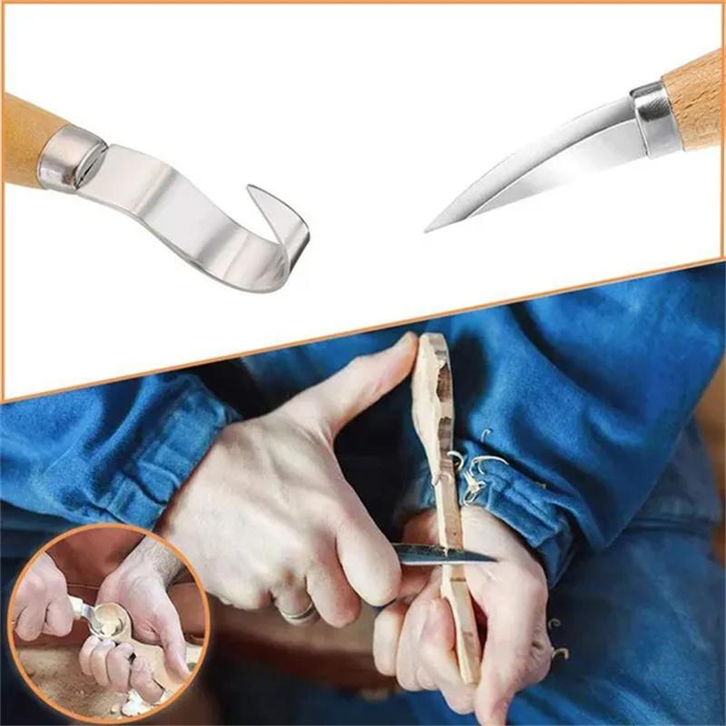 2 шт. Инструменты для резьбы по дереву Нож для резьбы по дереву Долото Ручной инструмент для деревообработки DIY Нож для резьбы по дереву Инструменты для резьбы по дереву Набор для резьбы