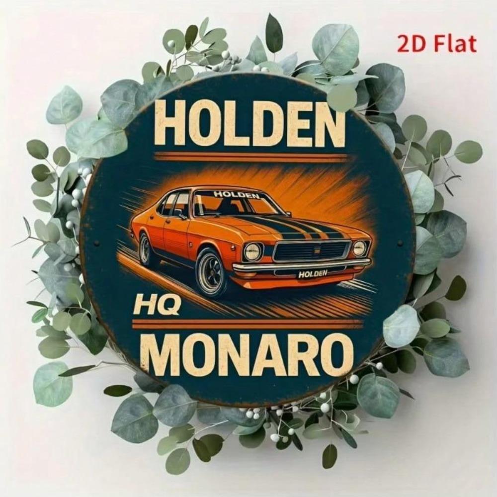 Ретро жестяная табличка Holden Monaro Металлическое настенное искусство Декор винтажного автомобиля