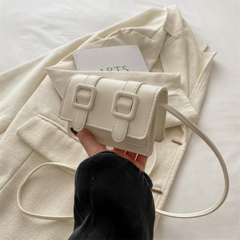 Маленькая сумка женская летняя новая трендовая нишевая сумка через плечо простая маленькая квадратная сумка ретро повседневная сумка-мессенджер женская
