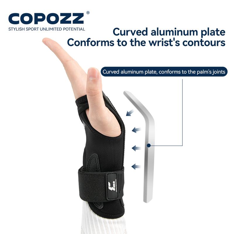 COPOZZ One Pair New Adult Ski Wrist Guard Snowboard Elastic Palm Protection Professional Men Women Skiing Protective Equipment