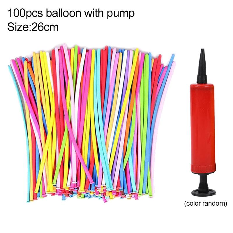 50/100/200 шт. Волшебные Длинные Шары-Спиральки Утолщенные Надувные Игрушки Скручивающиеся Латексные Шары Украшения для Детского Дня Дня Рождения TMZ