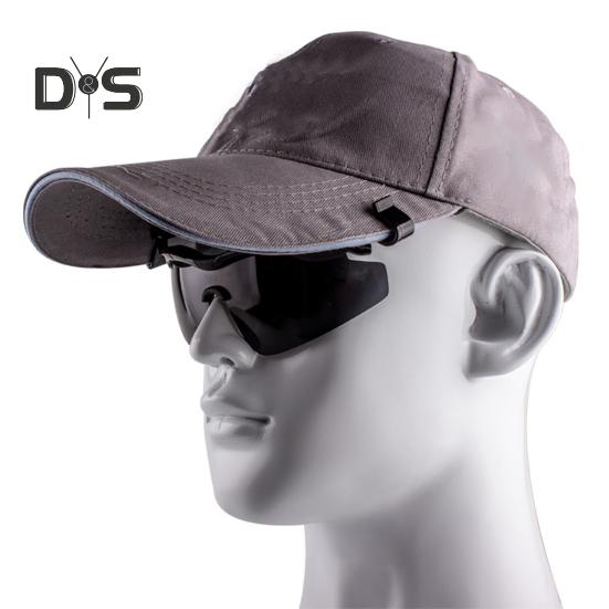 Солнцезащитные очки с поляризацией, регулируемые, с откидной крышкой, с защитой от ультрафиолета, для мужчин и женщин, для активного отдыха, походов, гольфа, рыбалки, езды на велосипеде, вождения, путешествий, шляпы, зажим