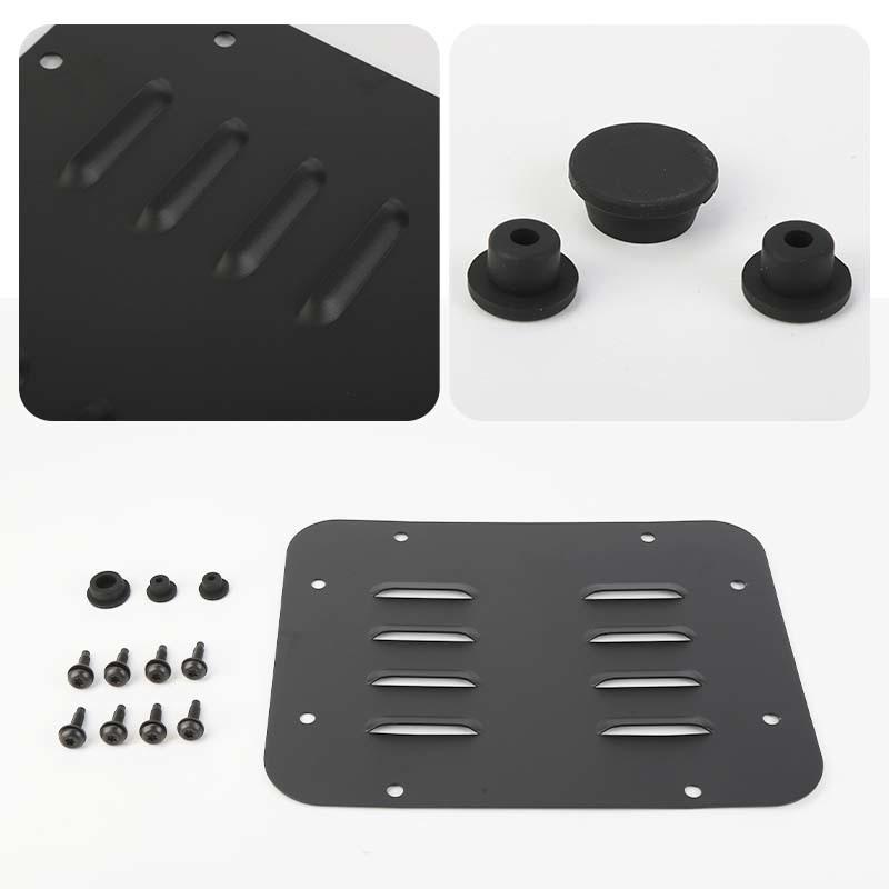 Наполнитель запасного колеса, заглушка задней двери, крышка вентиляционной пластины с задней дверью, комплект прочных резиновых заглушек для Jeep Wrangler JK & JKU 2007-2017