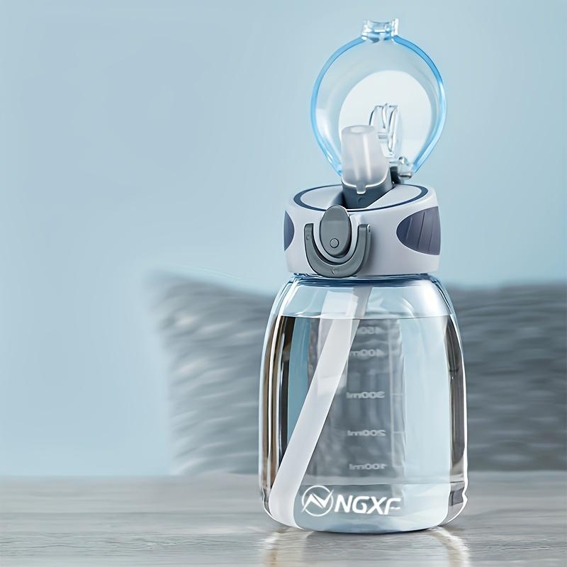 Cute Summer Straw Water Bottle Portable Kids Tumbler Lightweight Drinking Cup for Students BPA-Free Hydration Bottle