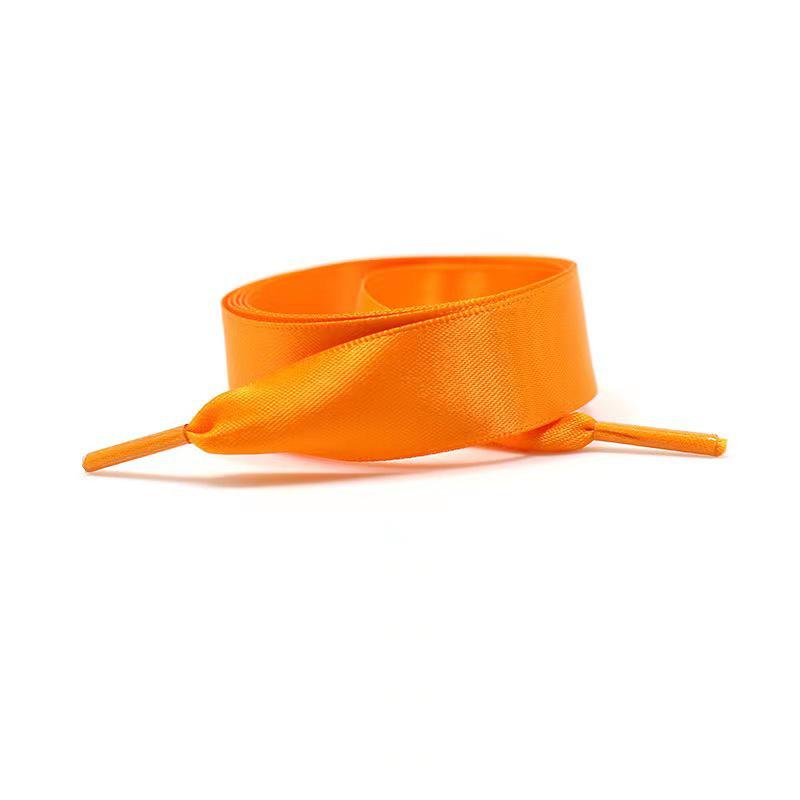 Silk Satin Flat Shoelaces: New Fashion Trend for White Sports Shoes