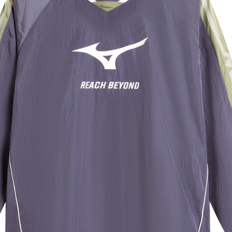 Mizuno Casual Sports Pullover Long Sleeve Sweatshirt Unisex Sweatshirt Phantom-Purple K2CE53Y336