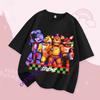 FNAF Дышащие футболки Детские Пять Ночей с Фредди Милый Топ с коротким рукавом Мальчики Девочки Летняя Модная Футболка Детская Одежда